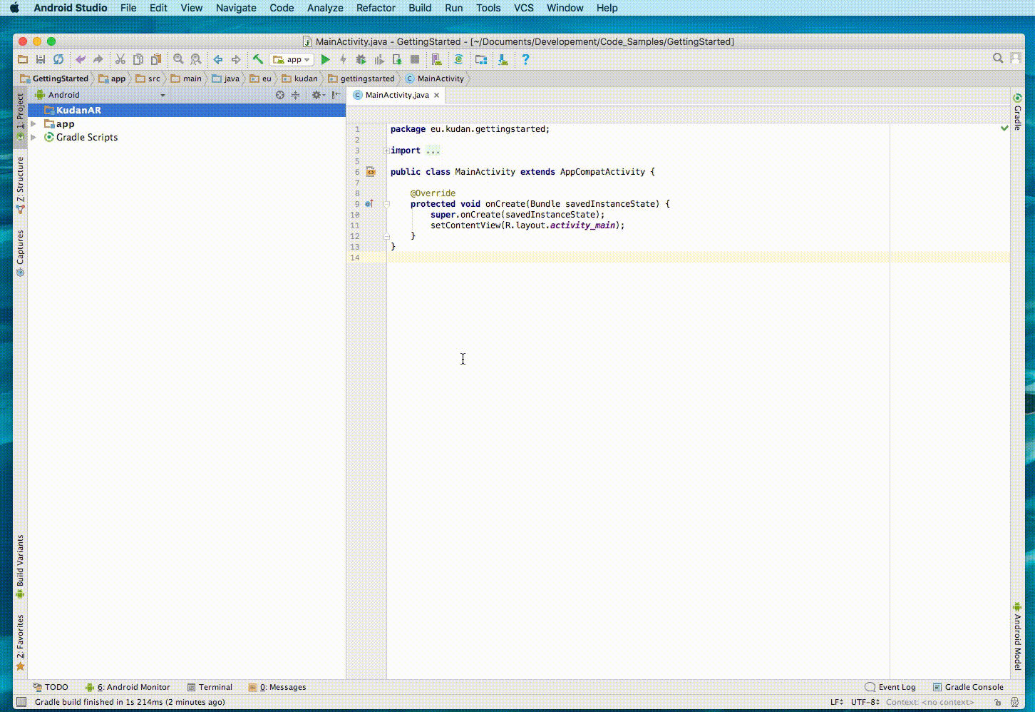 KudanAR をモジュールの依存関係として追加 width=