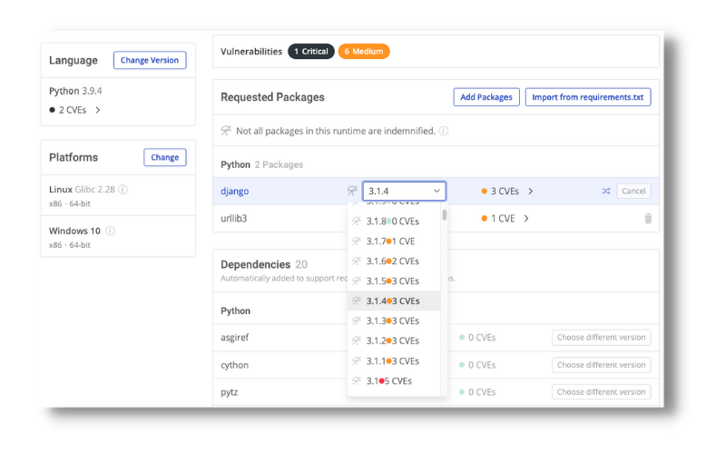 find and fix vulnerabilities