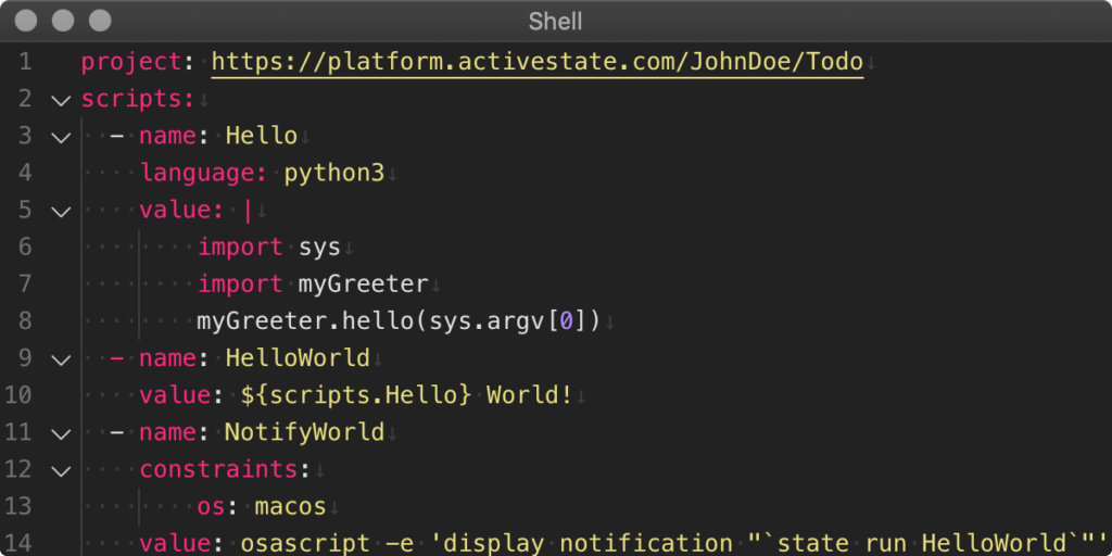 Run cross-platform scripts with the State Tool