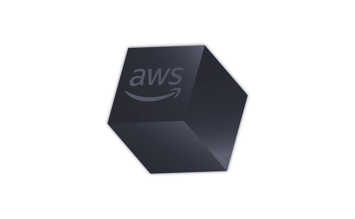 Inactive illustration of AWS cube, highlighting LocalStack’s AWS-compatible local development capabilities.