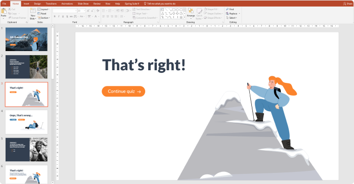 Powerpoint からクイズを作成するには エクセルソフト ブログ