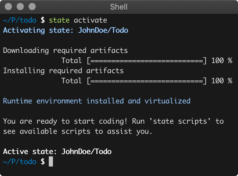 State Tool - 単一コマンドで環境をセットアップ