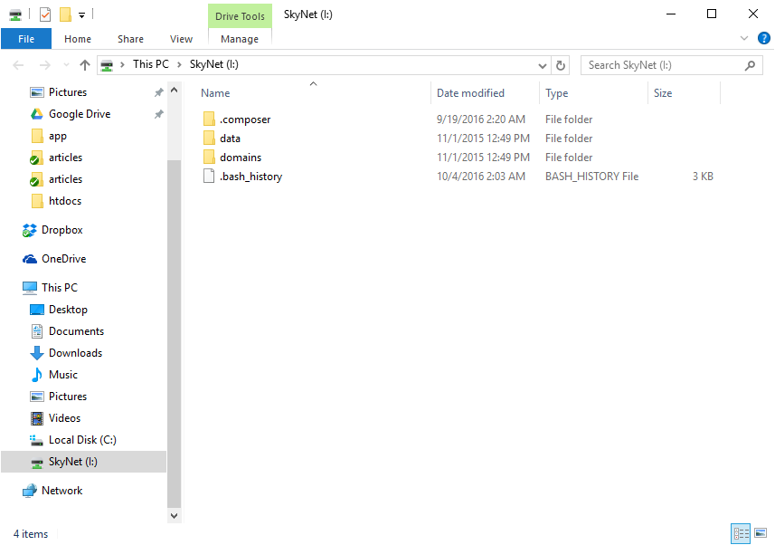 AES Drive と Windows Explorer の連携イメージ