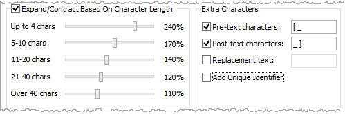 Variable Text Expansion