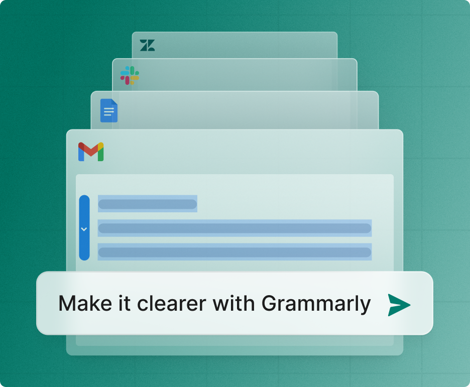 Grammarly でもっと明確に - Gmail、Docs、Slack、Zendesk