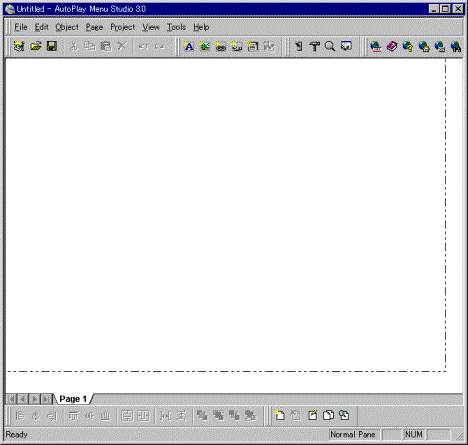 Blank Window - AutoPlay Media Studio: AutoRun (オートラン)、オートプレイ メニュー作成ツール