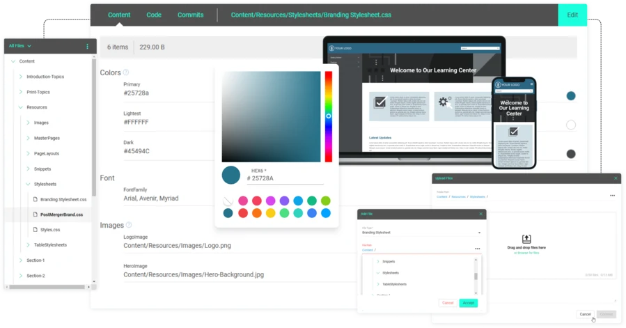 Content Editor Enhancements illustration