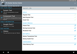 Diagnostics 画面