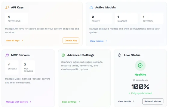 System Management Dashboard