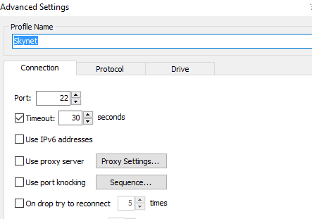 Advanced Settings and Command Line Support