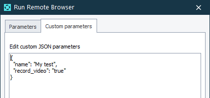 Additional Capabilities tab of the Operation Properties dialog