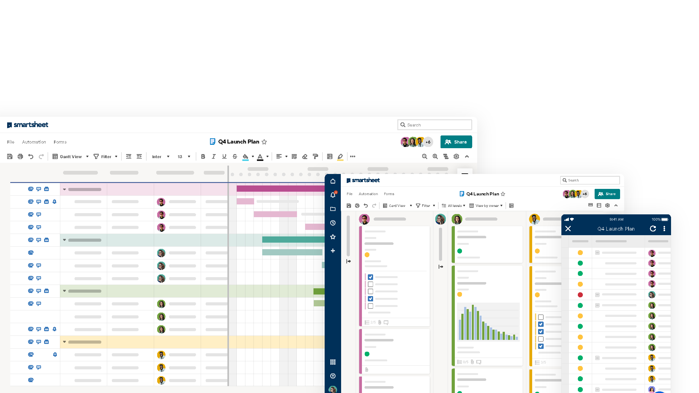 Smartsheet ホーム メンバー プロジェクト It をつなぐ業務遂行プラットフォーム Xlsoft Corporation