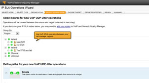 View of WAN and VoIP software capacity planning.